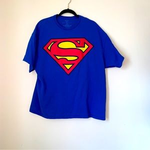 SUPERMAN Blue T-Shirt Size 2XL